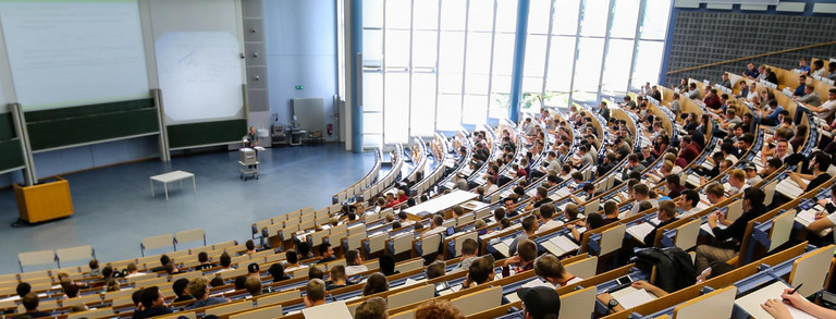Audimax A lecture in the Audimax